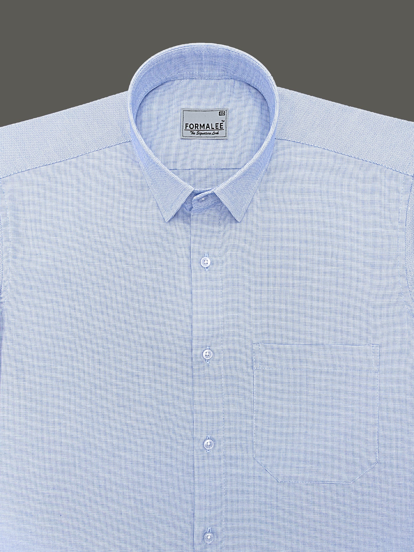 Aristocrat Premium Cotton Vibrant Blue Formal Shirt