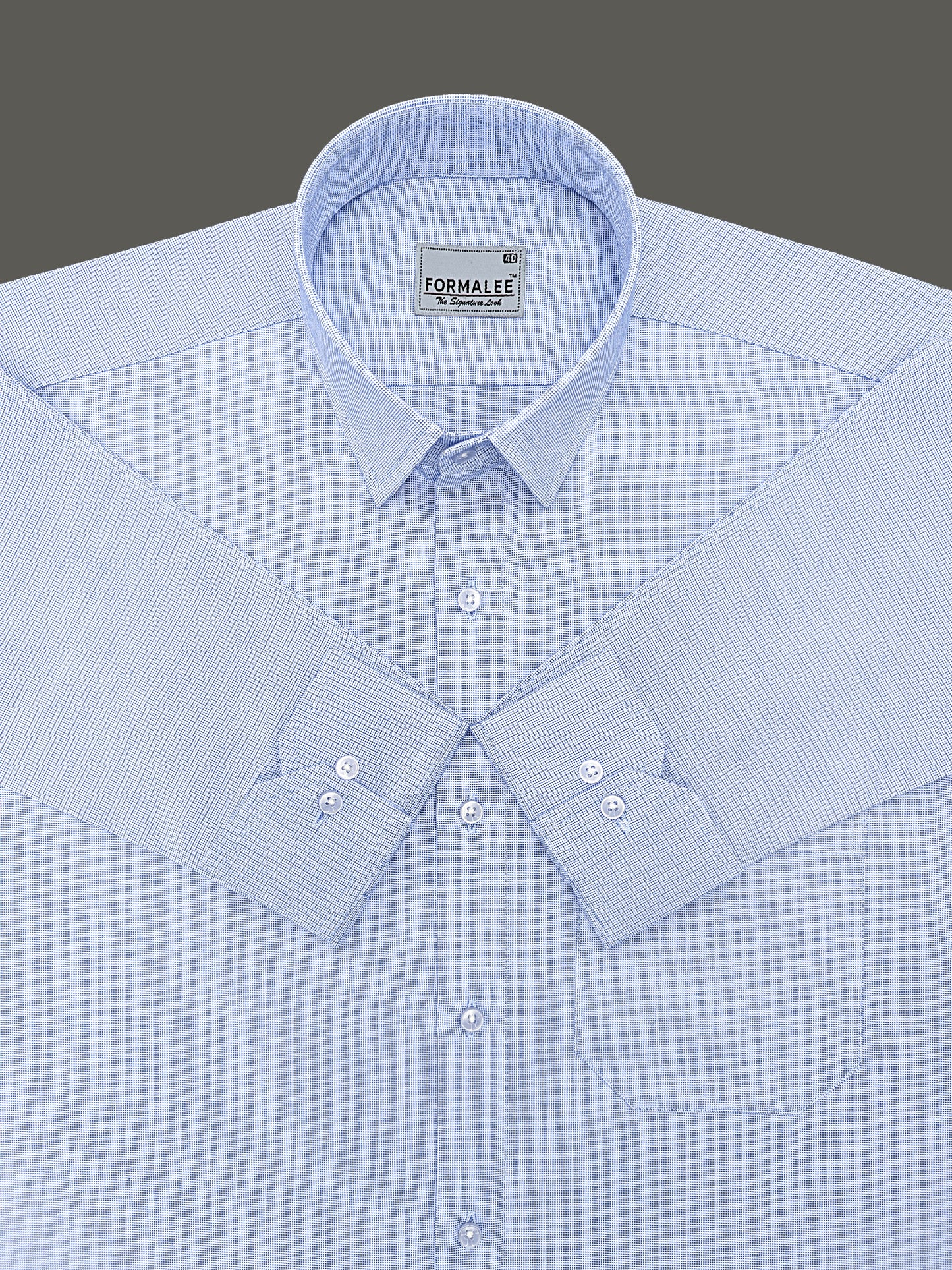 Aristocrat Premium Cotton Vibrant Blue Formal Shirt