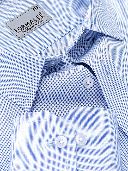Aristocrat Premium Cotton Vibrant Blue Formal Shirt