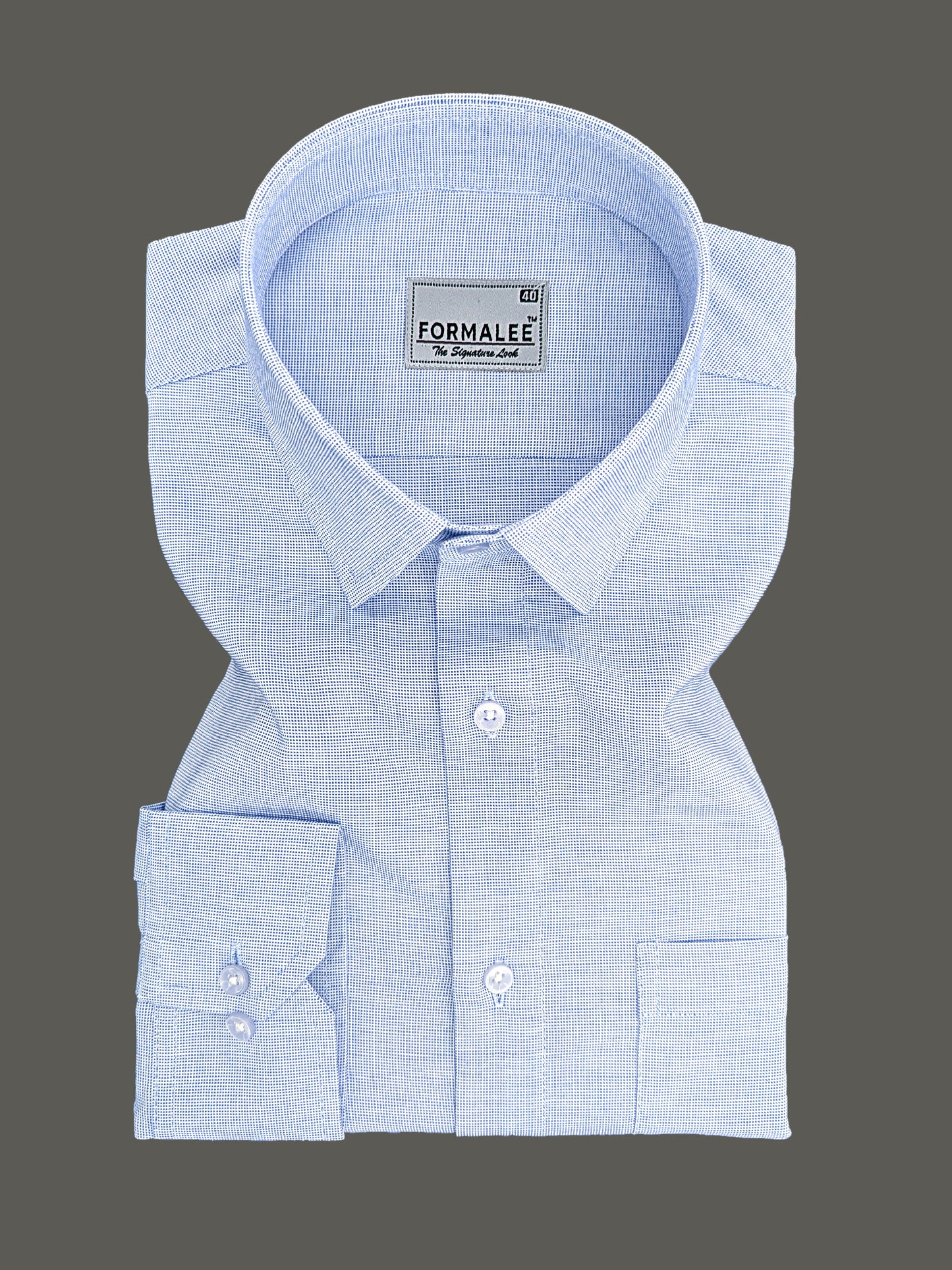 Aristocrat Premium Cotton Vibrant Blue Formal Shirt
