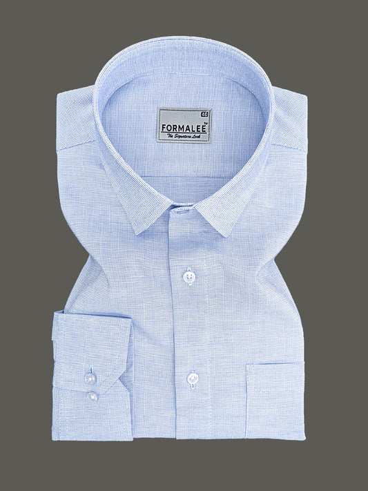 Aristocrat Premium Cotton Vibrant Blue Formal Shirt
