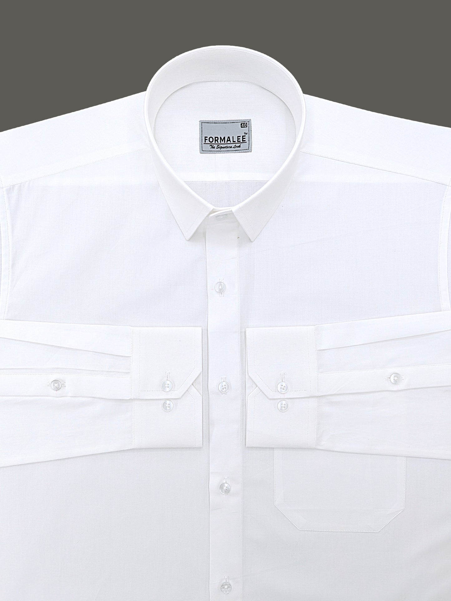 Opulent Bright White Heritage Cotton Shirt