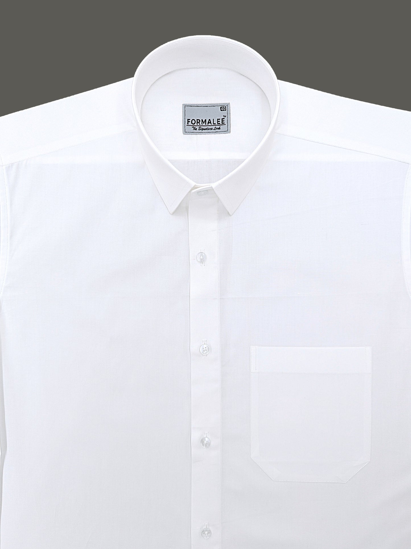 Opulent Bright White Heritage Cotton Shirt
