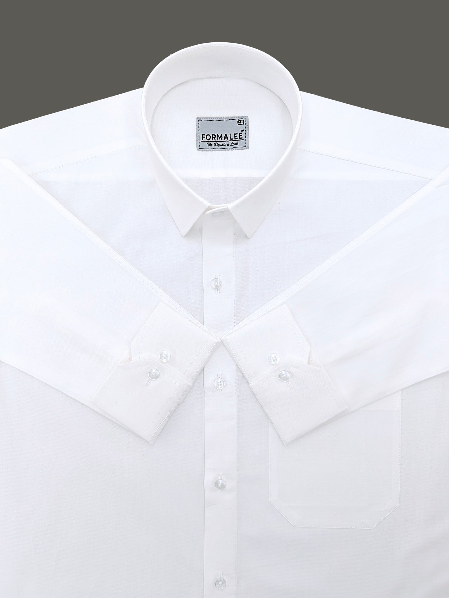 Opulent Bright White Heritage Cotton Shirt