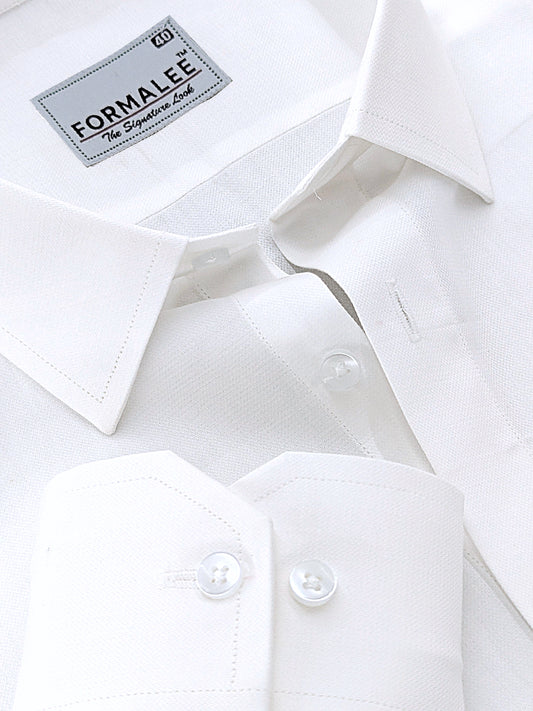 Opulent Bright White Heritage Cotton Shirt