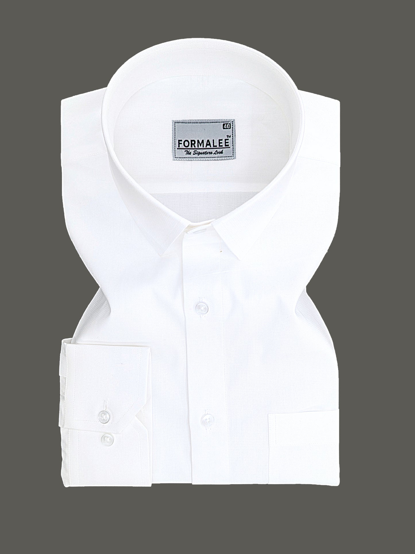 Opulent Bright White Heritage Cotton Shirt