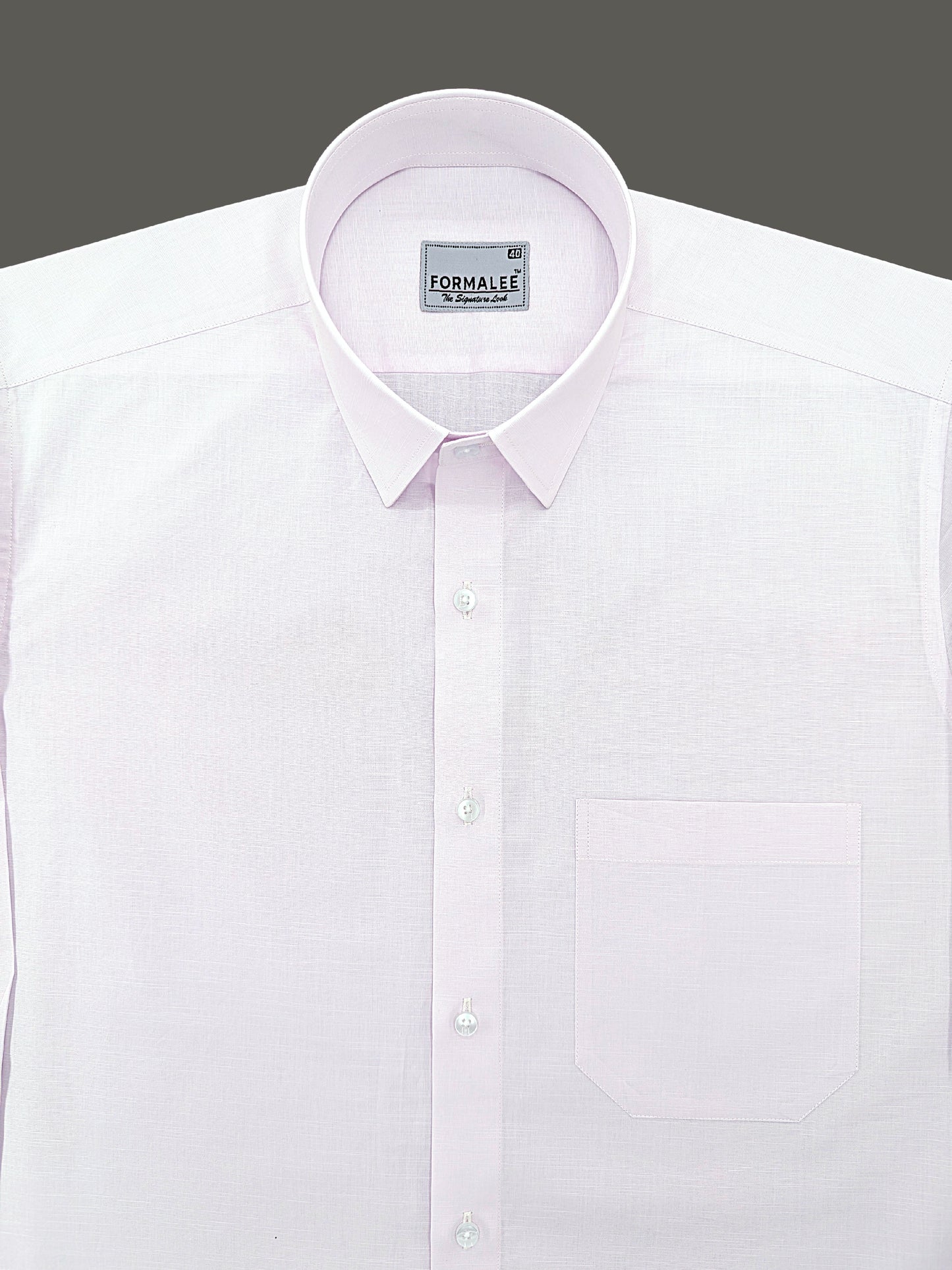 Imperium Premium Cotton Lavender Formal Shirt