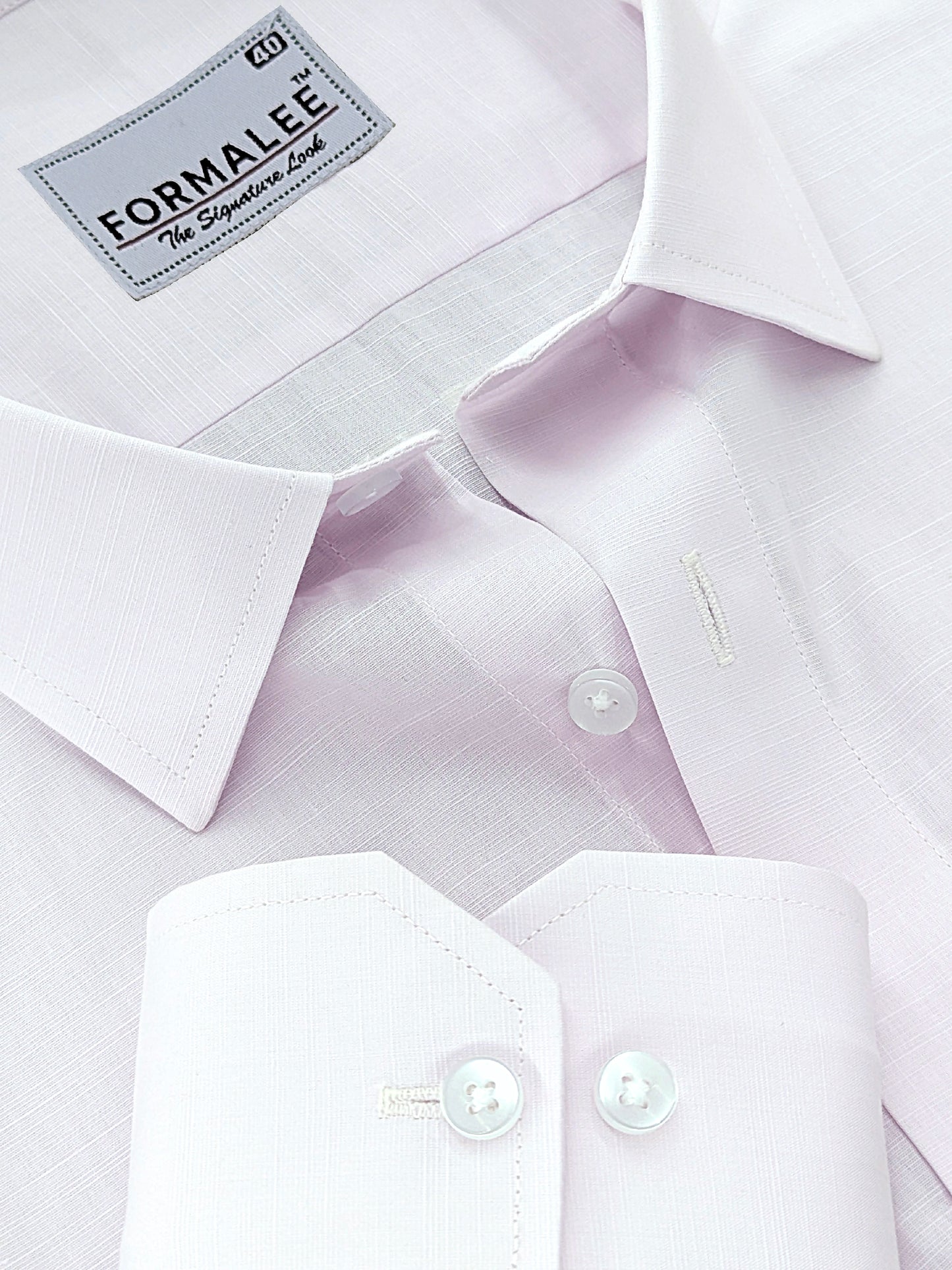Imperium Premium Cotton Lavender Formal Shirt