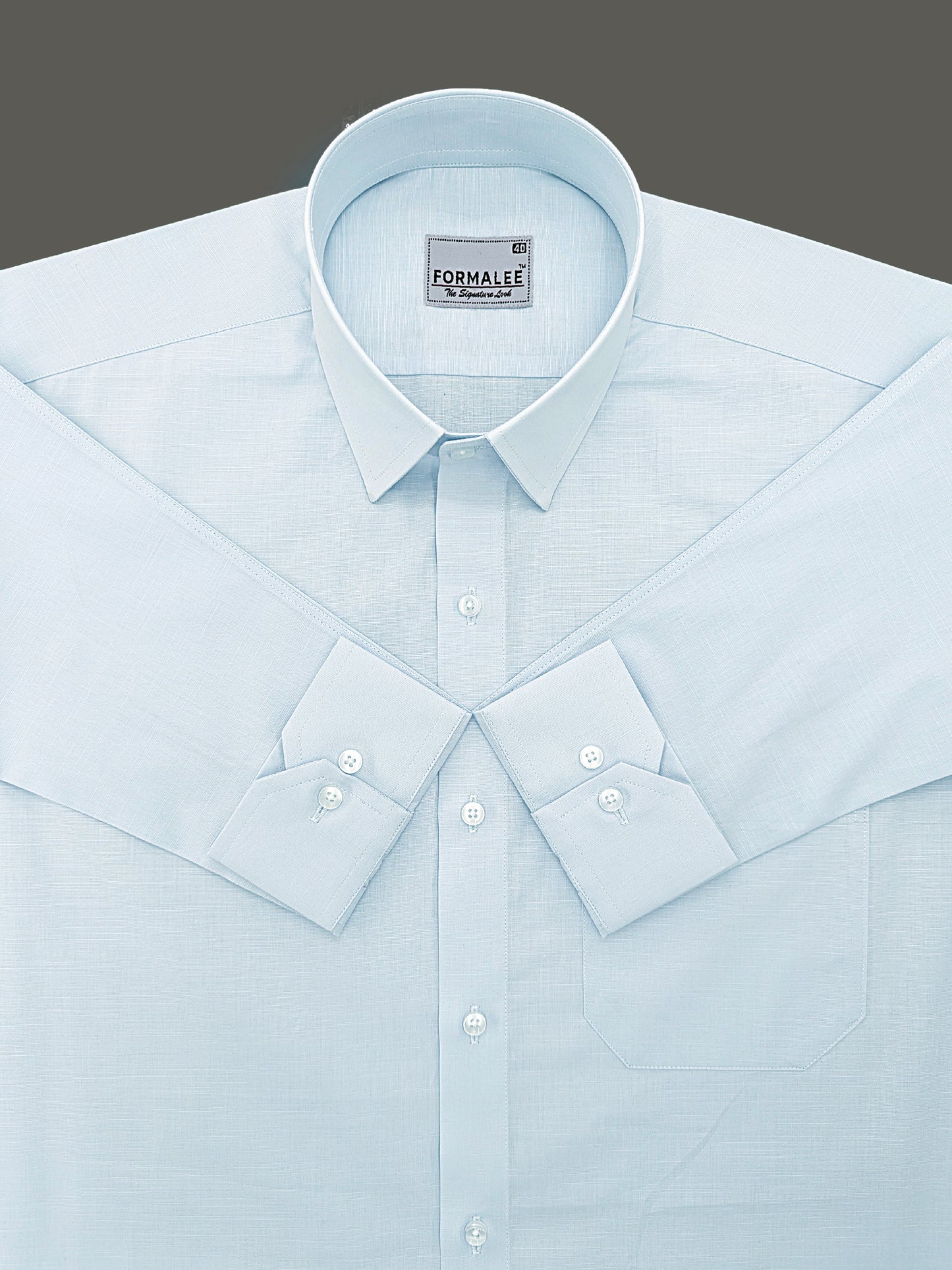 Imperium Premium Cotton Light Blue Formal Shirt