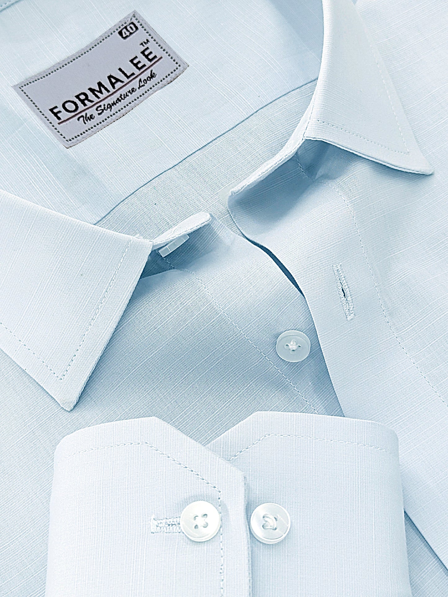 Imperium Premium Cotton Light Blue Formal Shirt