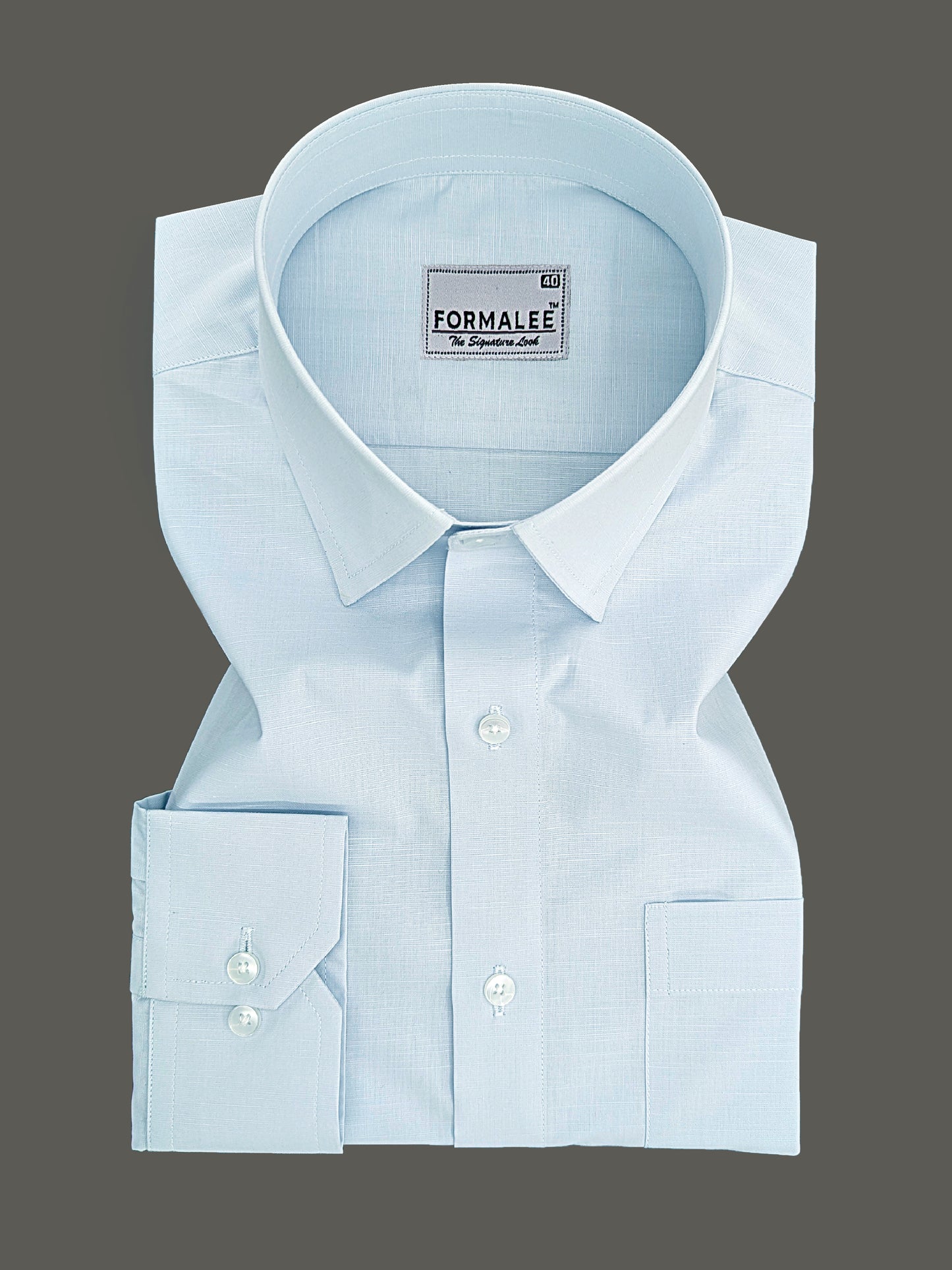 Imperium Premium Cotton Light Blue Formal Shirt