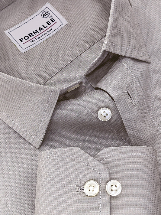 Premium Cotton Atelier Light Beige Formal Shirt