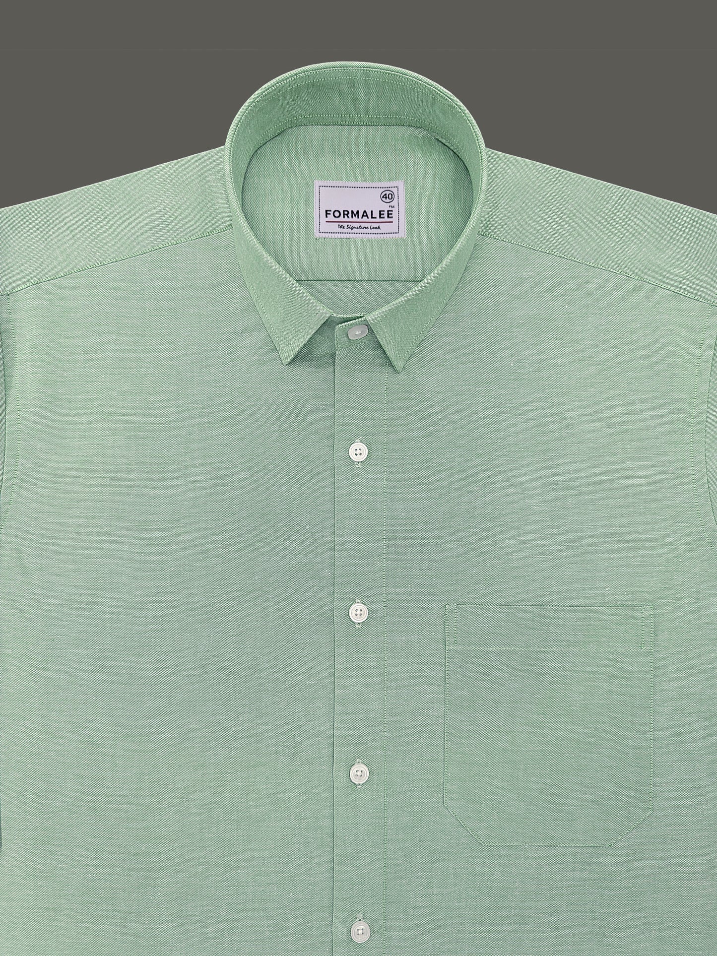 Aristocrat Premium Cotton Mantis Green Formal Shirt
