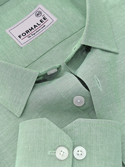 Aristocrat Premium Cotton Mantis Green Formal Shirt