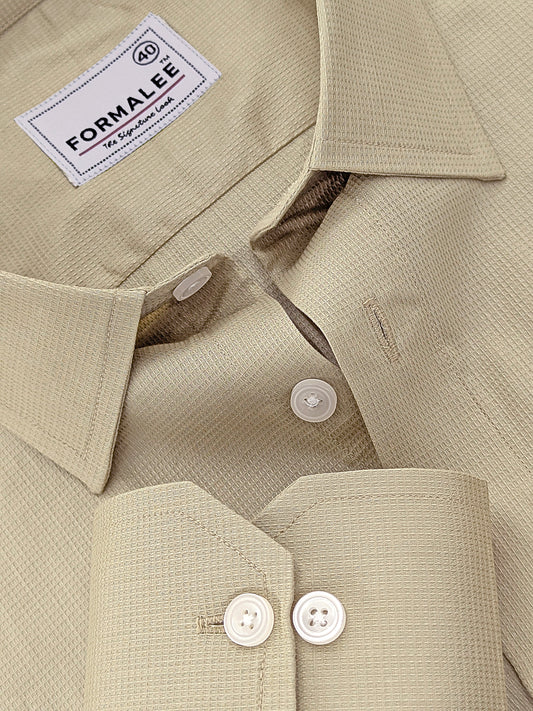 Premium Cotton Atelier Burlywood Formal Shirt