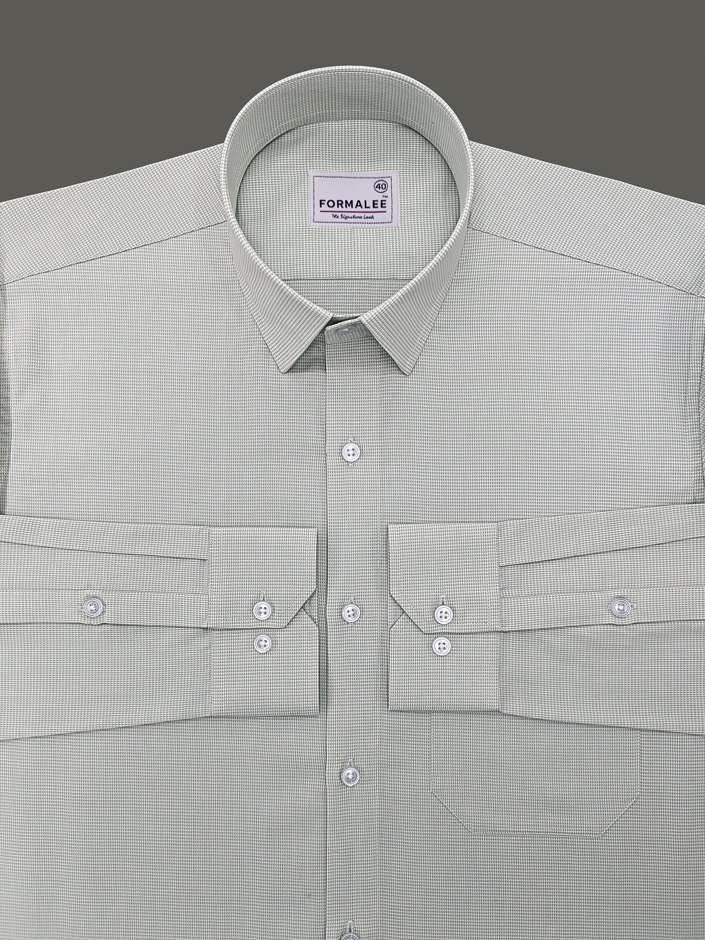 Luxurious Giza Cotton Bellique Peppermint Shirt