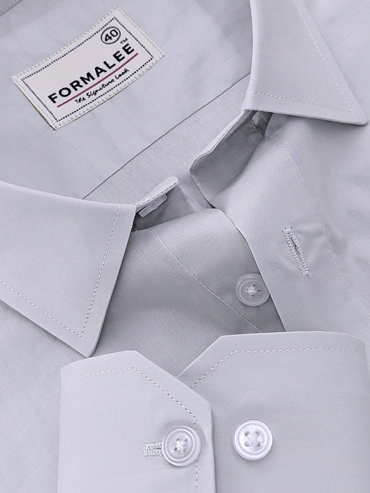 Finest Cotton Bellique Harbour Grey Formal Shirt